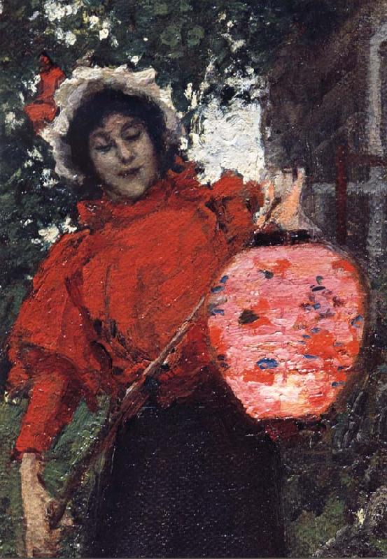 Paper lantern, Konstantin Korovin